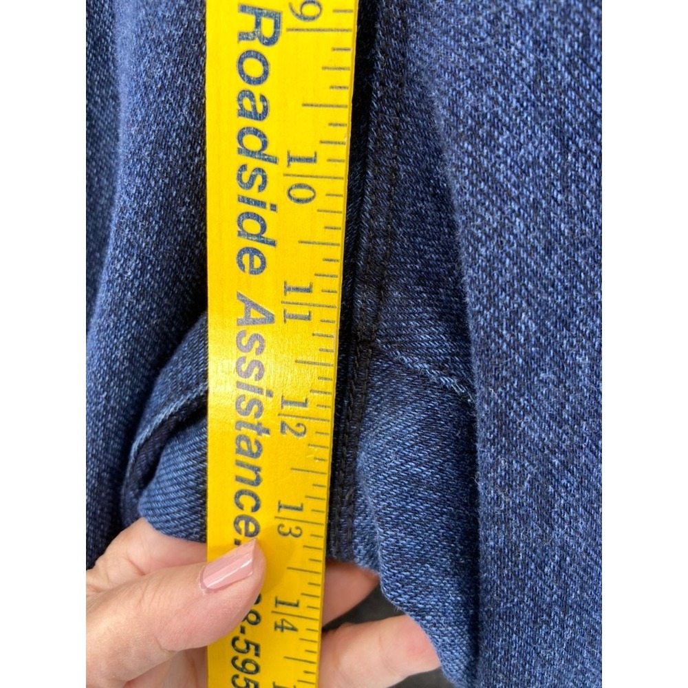 Coldwater Creek‎ Jeans Sz 14 Classic Fit Straight Leg Indigo Blue Stretch Staple - Picture 5 of 13